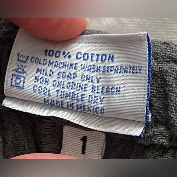 ๐ฟ Oh My Gauze! 'Sammy' Graphite Wide-Leg Cropped Boho Pants โ Size S/M ๐ฟ - Picture 13 of 13